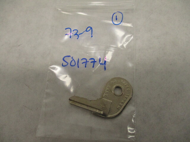 0501774 501774 OMC Ignition Switch Key 73-9 Evinrude Johnson Outboards