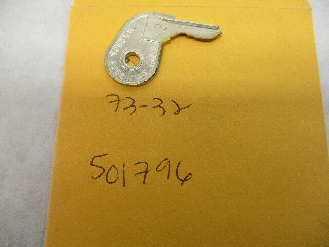 0501796 501796 OMC Ignition Switch Key 73-32 Evinrude Johnson Outboards