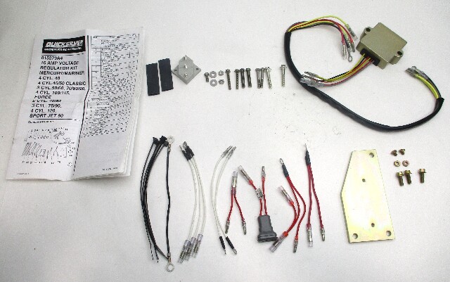 815279A4 Mercury Mariner Force 40-120HP Outboard 16 Amp Voltage Regulator KIt