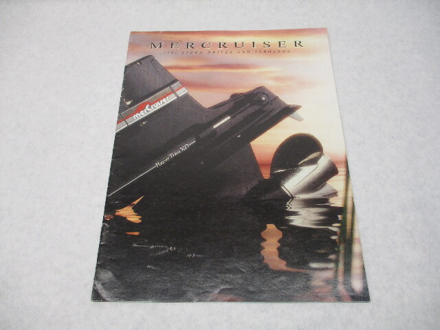 90-11304-91 Mercruiser 1991 Stern Drives and Inboards Sales Catalog Brochure