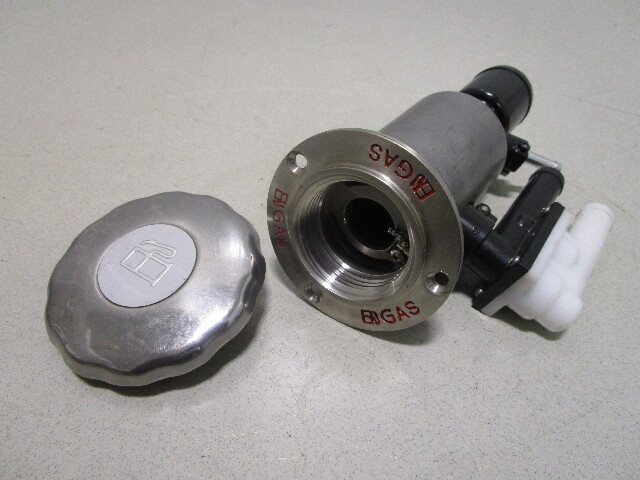 Marine Boat Deck Gas Vented Deck Fill & Cap for 1-1/2" ID Hose