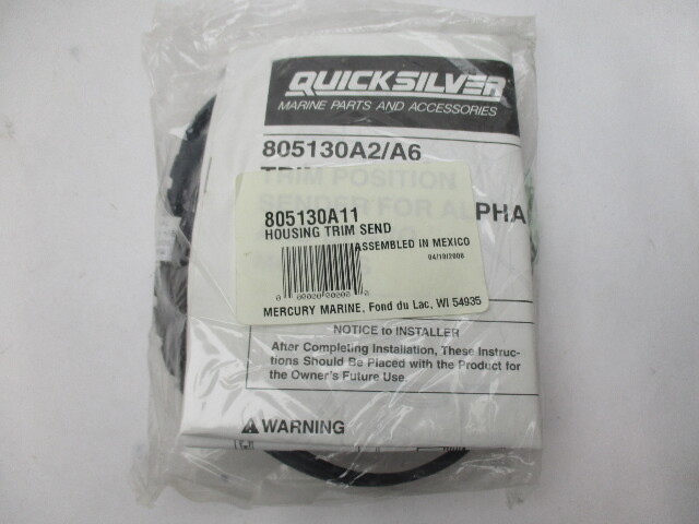 805130A11 Quicksilver Power Trim Sender Kit Mercury/Mariner