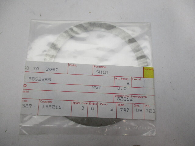 3852885 Shim Ring Volvo Penta Marine