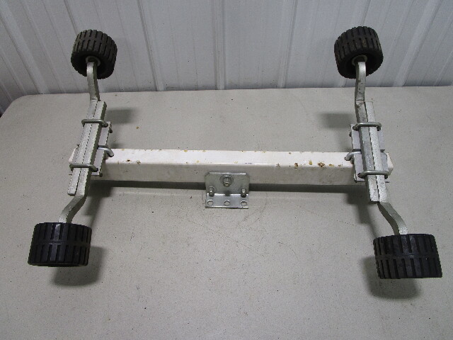 Heavy Duty Adjustable Marine Boat Trailer Roller Bracket 4 Roller Assembly 32"