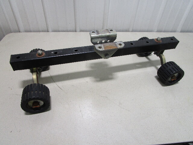 Heavy Duty Adjustable Marine Boat Trailer Roller Bracket 4 Roller Assembly 32.5"
