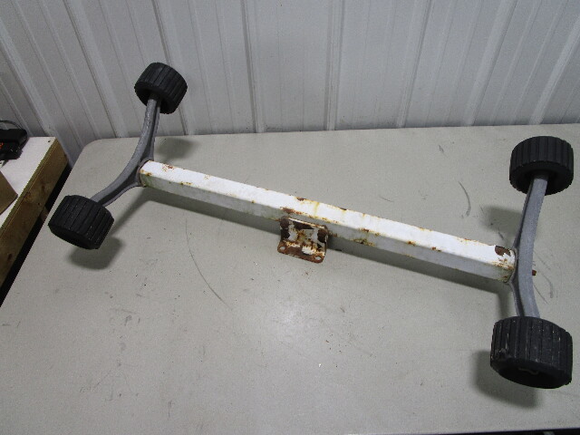 Heavy Duty Adjustable Marine Boat Trailer Roller Bracket 4 Roller Assembly 36.5"