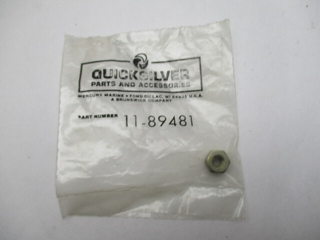 11-89481 89481 New Mercury Quicksilver Nut