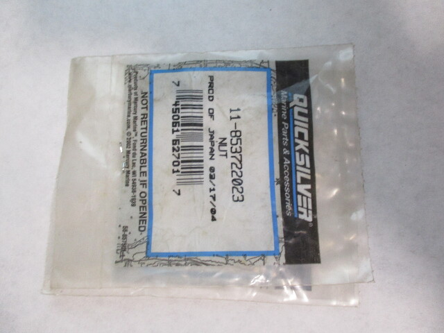 11-853722023 11-879194337 New Mercury Quicksilver Nut