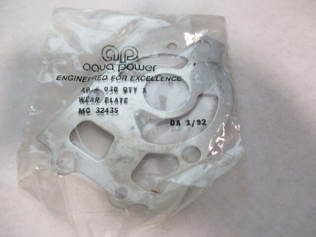 030 0508389 324351 New Aqua Power Marine Wear Face Plate