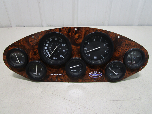 1996 Sunbird Spirit 170 3.0L OMC Cobra Marine Boat Dash Instrument Panel Gauges