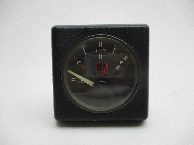 Bayliner Capri Arriva Faria Square Black Face Fuel Gauge 1980s-1990s