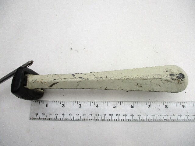 34689 Mercury Mariner Throttle Remote Control Handle White W/Black Grip 1970's