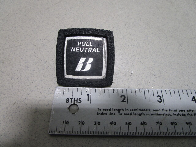 Bayliner Boat Remote Control Handle Base Pull Neutral Insert