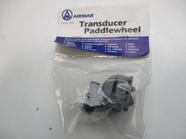Airmar 33-105 P37 P52 P55 Transducer Speed Attachment w/6-Blade Paddlewheel