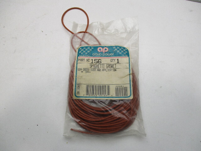 156 AQUA POWER  Evinrude Johnson OMC Rope Spaghetti Seal Price Per Foot 309044