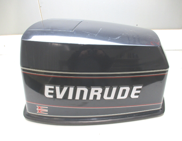 0284439 Evinrude Johnson 120 HP V4 Motor Cowl Engine Cover Top Cowling Hood