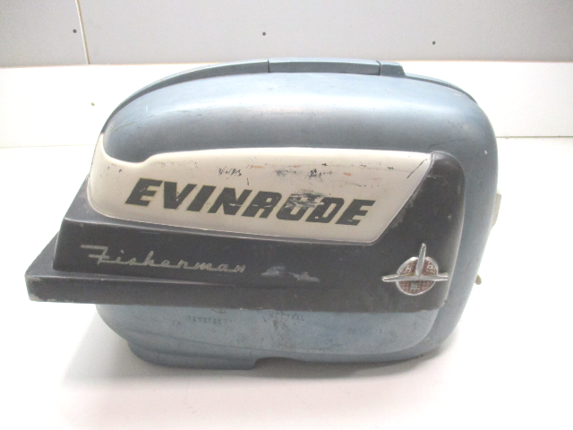 Vintage Evinrude Fisherman 5.5 HP Engine Cowl Shroud Hood Cover 203774 & 203773