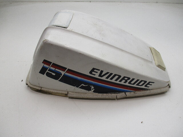 0279908 Evinrude Johnson Outboard 9.9 10 15 HP Top Cowl Motor Cover Cowling 1976