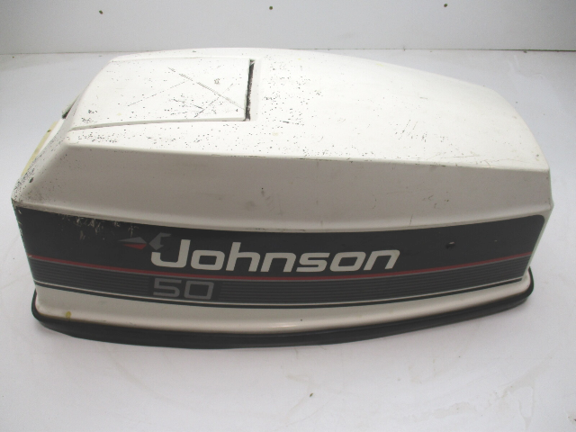 OMC Top Engine Cowl Motor Cover Hood 50 HP Evinrude Johnson VRO Outboard