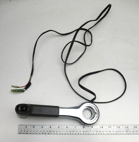 Yamaha Outboard 704 Chrome Top Mount Binnacle Remote Control Handle W/ Trim