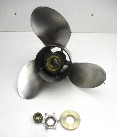 M135RED-18P 13 1/4 X 18 P SS Propeller 40-140 HP Mercury Force Honda Outboards