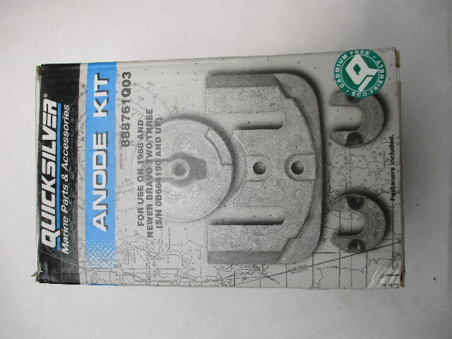 97-888761Q03 Mercruiser Bravo II & III SN 0B664190-0M179451  Aluminum Anode Kit