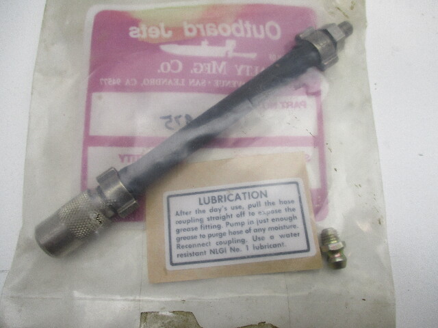 Outboard Jets #975 Lube Hose Assembly