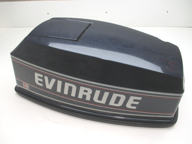 0284138 OMC Top Engine Cowl Motor Cover Hood 50 HP Evinrude Johnson Outboard