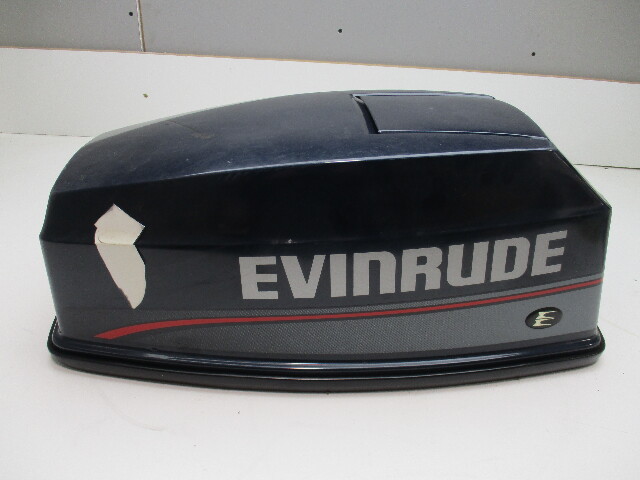 0284721 OMC Top Engine Cowl Motor Cover Hood 40 HP Evinrude Johnson Outboard