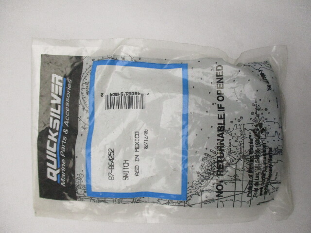 87-864252A01 New Oil Pressure Sensor Switch Kit Mercruiser 540 Stroker 4V Stern Drive