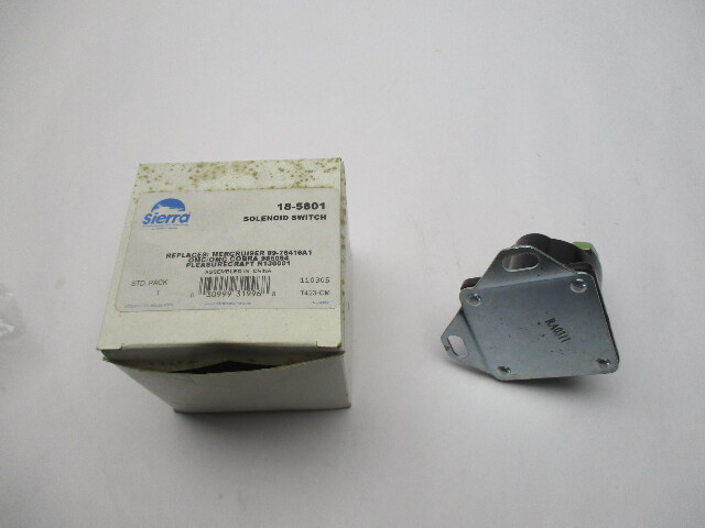 18-5801 New Sierra Solenoid for MERCURY MARINER MERCRUISER 89-76416A1