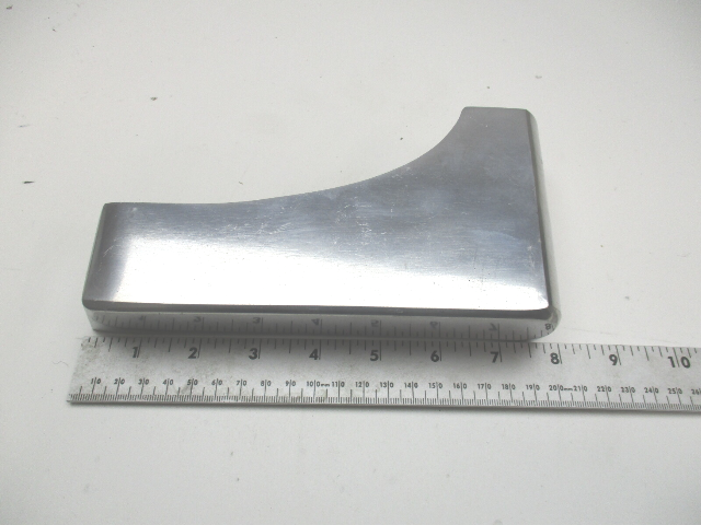 Replacement Pontoon Boat Deck Corner Cap RH Chrome 7 1/2" X 4" Cast 165