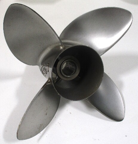 48-831911A45 Bravo I 15 1/4 X 24 Pitch 4 Blade Stainless LH 4 3/4" Hub Kit Style