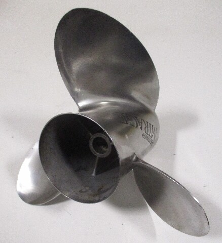 13244A50 14 3/4" X 21P Mercruiser 370+HP Bravo One Mirage Solid Hub SS Prop