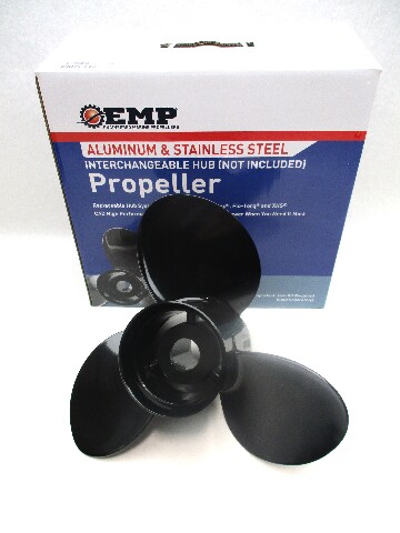 EMP 14.25 X 21 Pitch E Hub Kit Style Aluminum Prop for 90-400HP 4 3/4" Gearcase