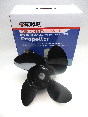 EMP 14.5 X 17 Pitch E Hub Kit Style Aluminum 4 Blade Prop  4 3/4" Gearcase