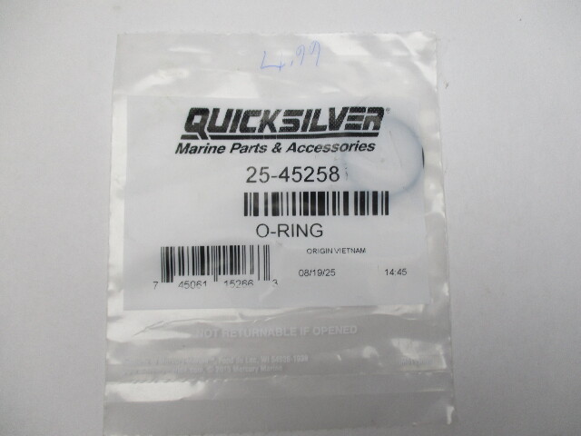 25-45258 New Mercury O-Ring