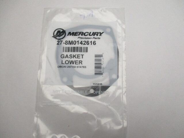 27-8M0142616 New Lower Gasket Mercury Engines