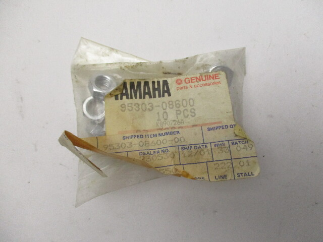 95303-08600-00 New Nut Yamaha Outboard Engines NLA