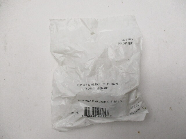 18-3703 New Prop Nut Sierra for Mercury  11-88228