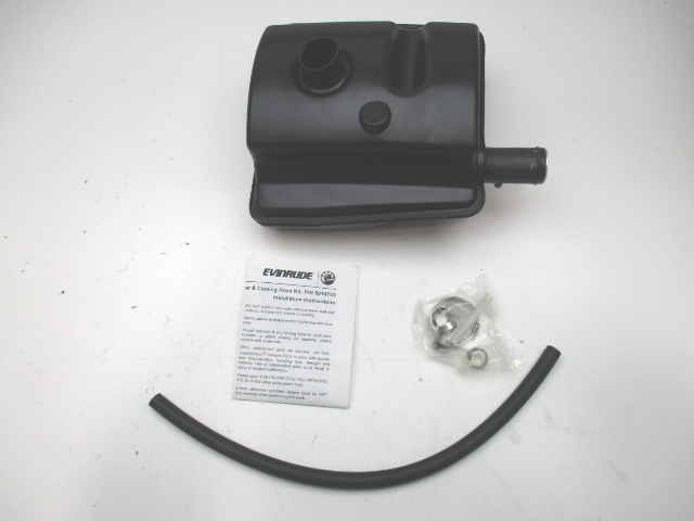 5010743 OMC Evinrude Johnson Outboard Muffler & Hose Kit NEW OEM