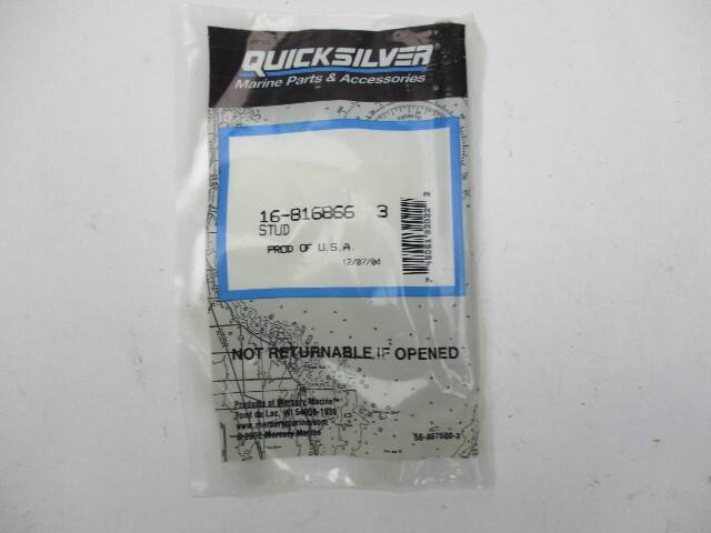 NEW Quicksilver 16-8168663 Stud Mercury OEM