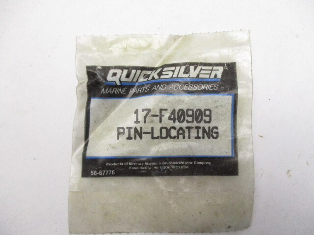 17-F40909 New Mercury Quicksilver Locating Pin OEM Factory