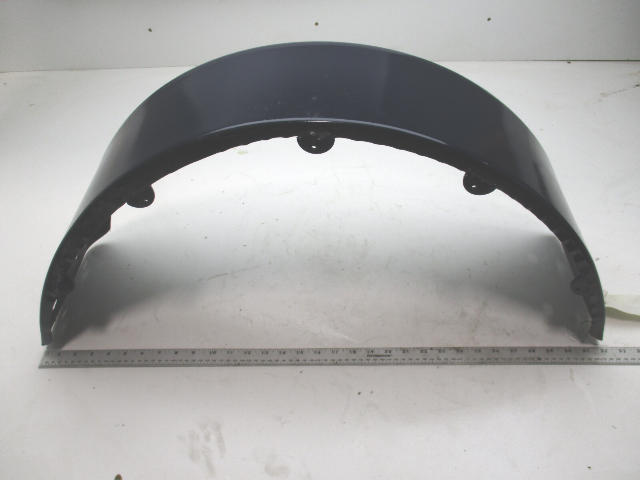 Trailer Fender Dark Blue Painted Steel 32" L x 14 1/4" H x 9 1/4" W