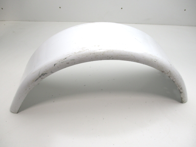 Boat Trailer Fender White Painted Steel 26 1/4" L x 8 1/4" W x 9 1/2 H"