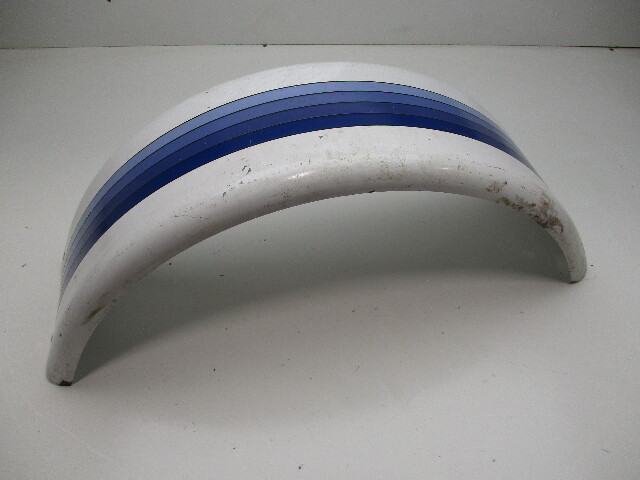 Boat Trailer Fender White Painted Steel 26 1/4" L x 8 1/4" W x 9 1/2 H"