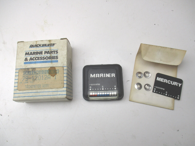 79-12012A1 VINTAGE NOS Mercury Mariner Outboard 6K Tach Tachometer Assmebly