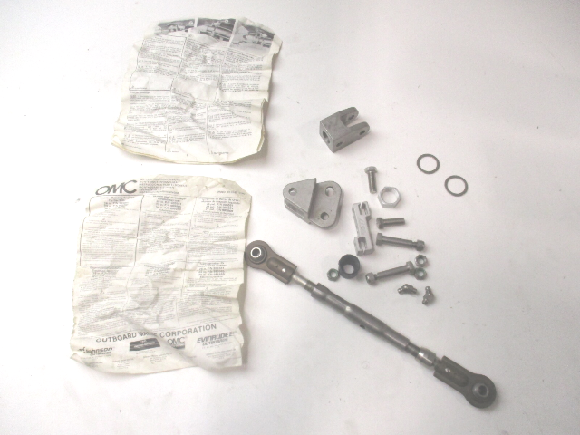 913345 OMC Evinrude Johnson Outboard Motor Steering Linkage Link Rod Tie Bar Kit