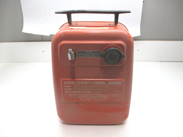 Vintage Tote Tank Metal 6 Gallon Boat Fuel Tank Outboard Motor Gas Tank