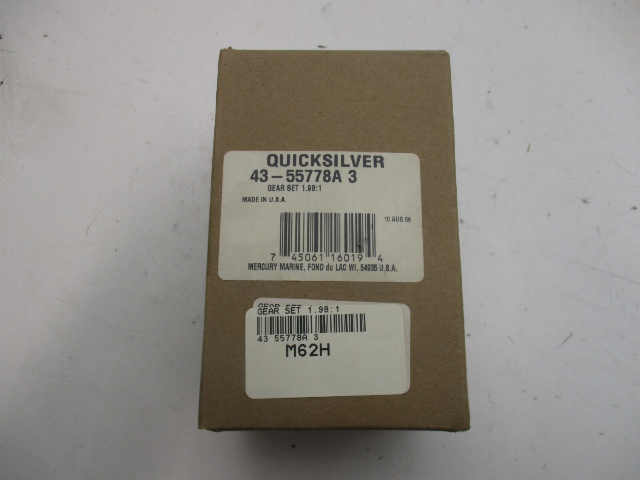 55778A3 Mercury Mercruiser Alpha I Upper Unit Gear Set 1.98:1 Ratio